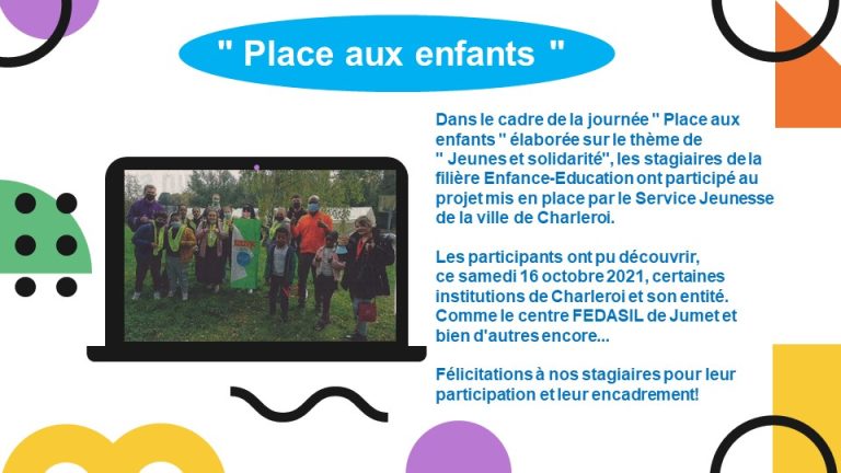Place aux enfants 16 10 21